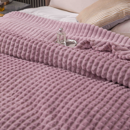 Patura Cocolino Cu Patratele Grosime Medie - Lila [2]