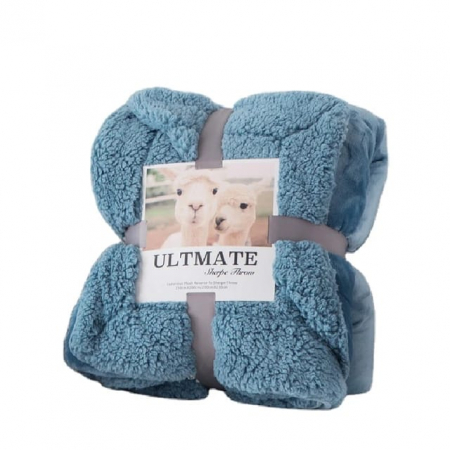 Patura Cocolino Cu Blanita Colorata - Gri Petrol [4]