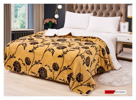 Patura Cocolino Cu Blanita - Flowers Paturi Cocolino Cu Blanita - Patura Cocolino Cu Blanita - Flowers