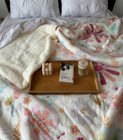 Patura Cocolino Cu Blanita - Floricele Colorate [4]