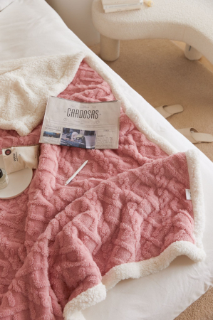 PĂTURI - Patura Cocolino Cu Blanita - Roze