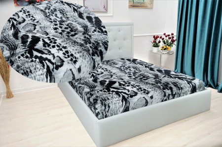Paturi Cocolino Premium - Patura Cocolino Dubla - Animal Print Sarpe