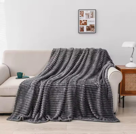 Patura Cocolino Dungi Grosime Medie 200x230cm - Gri Cenusiu [1]