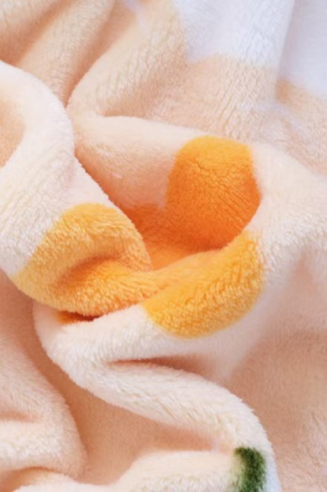 Patura Cocolino Grosime Medie 200x230cm - Flori Portocalii [4]