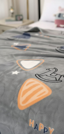 Patura Cocolino Grosime Medie 200x230cm - Gri Cu Jucarii [4]