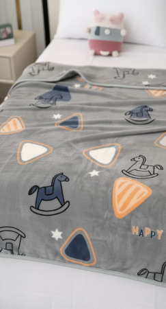 Patura Cocolino Grosime Medie 200x230cm - Gri Cu Jucarii [5]