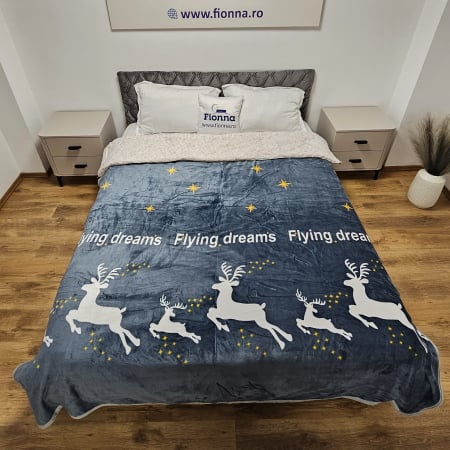 Paturi Cocolino Grosime Medie - Patura Cocolino Grosime Medie 200x230cm - Reni In Noapte