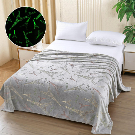 Paturi Cocolino Grosime Medie - Patura Cocolino Grosime Medie Fosforescenta - Gri Paris