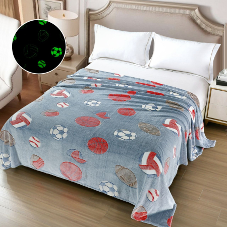 PĂTURI - Patura Cocolino Grosime Medie Fosforescenta - Model Cu Mingi