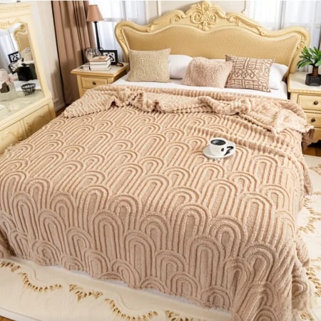 Paturi Cocolino Grosime Medie - Patura Cocolino Grosime Medie Nordic Zen 200x230cm - Bej