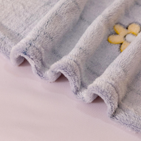 Patura Cocolino Pufoasa 200x230cm - Cenusiu Cu Albinute [3]