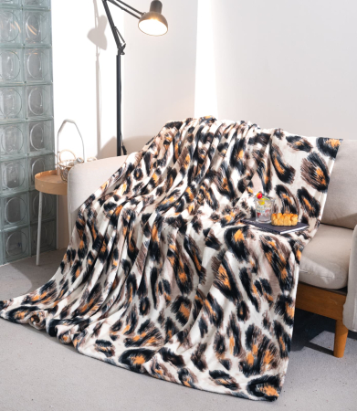 Paturi Cocolino Subtiri - Patura Cocolino Subtire - Maro Leopard