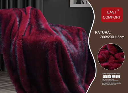 PĂTURI - Patura Cu Blana Artficiala De Nurca - Rasfat De Nurca