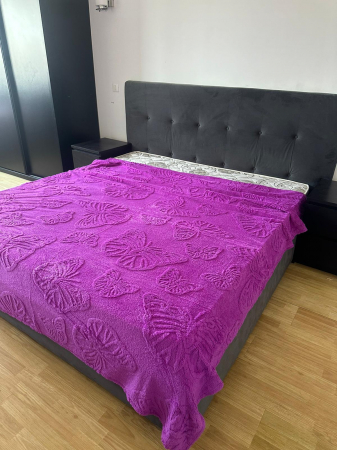 Patura Grosime Medie Fluturi Gofrati - Magenta PĂTURI - Patura Grosime Medie Fluturi Gofrati - Magenta