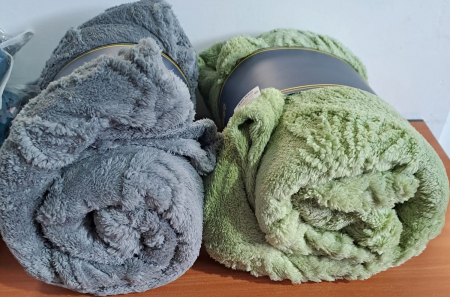 Patura Grosime Medie Fluturi Gofrati - Verde [2]