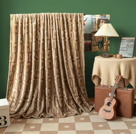 Paturi Cocolino Grosime Medie - Patura Grosime Medie Tip Versace - Maro Aluna