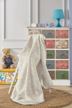 Pentru Bebelusi - Paturi Baby Emboss - Crem