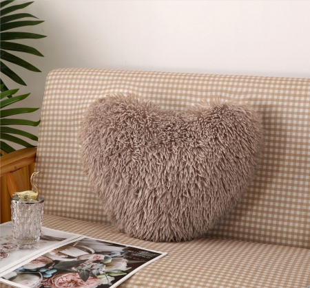 Pernuțe decorative - Pernuta Decorativa Inimioara - Bej