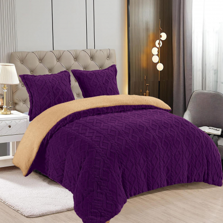 Pilota Cocolino Tricotata Cu Blanita - Mov [0]