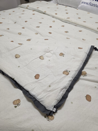 Pilote - Pilota cu Banda Decorativa 200x230cm - Dovleci de Toamna