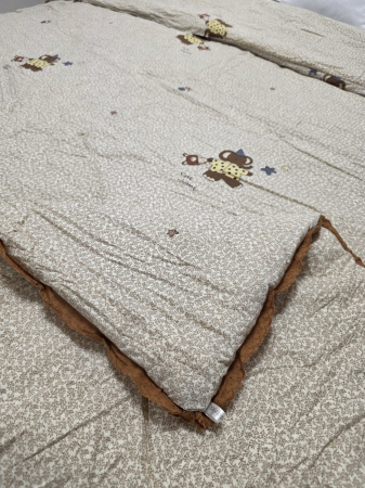 Pilote - Pilota cu Banda Decorativa 200x230cm - Maro Cu Elefanti