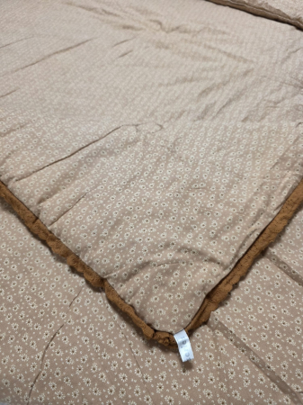 Pilote - Pilota cu Banda Decorativa 200x230cm - Maro cu Flori