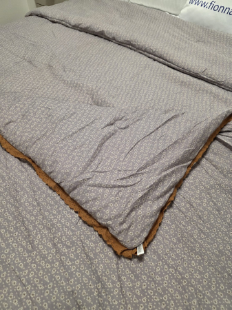 Pilote - Pilota cu Banda Decorativa 200x230cm - Mov Prafuit cu Flori