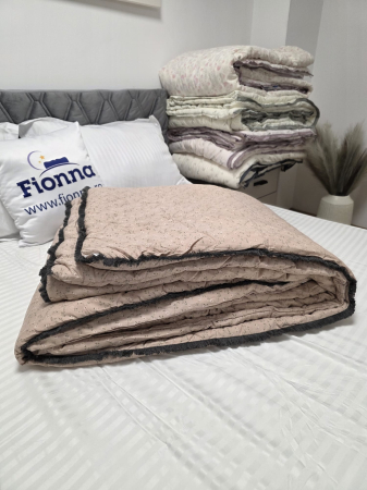 Pilote - Pilota cu Banda Decorativa 200x230cm - Rose cu Franjuri