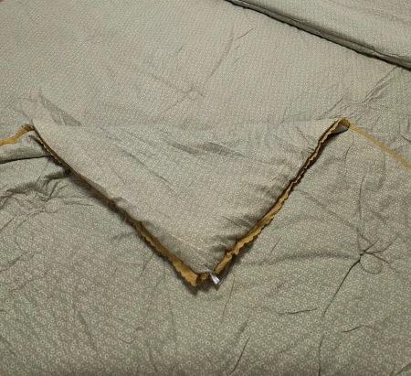 Pilote - Pilota cu Banda Decorativa 200x230cm - Verde Fistic cu Flori