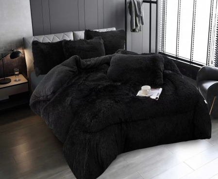 Pilota Pufoasa Fluffy - Neagra [0]