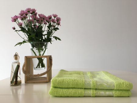 PRODUSE PENTRU BAIE - Prosop Fantezie Verde 70x140cm