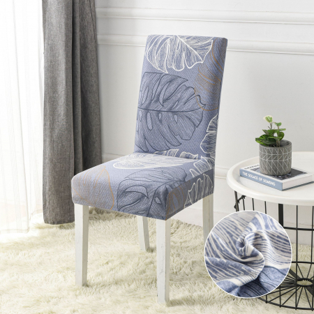 HUSE CANAPELE & SCAUNE - Set 6 Huse Scaune - Bleu Ficus