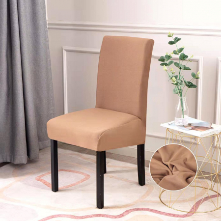 HUSE CANAPELE & SCAUNE - Set 6 Huse Scaune UNI - Bej