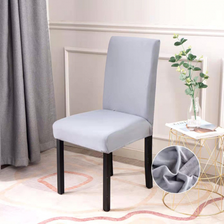 HUSE CANAPELE & SCAUNE - Set 6 Huse Scaune UNI - Gri Deschis