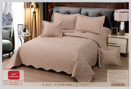 Cuverturi 5 Piese - Set Cuvertura 5 Piese - Bej Cacao Cu Lapte