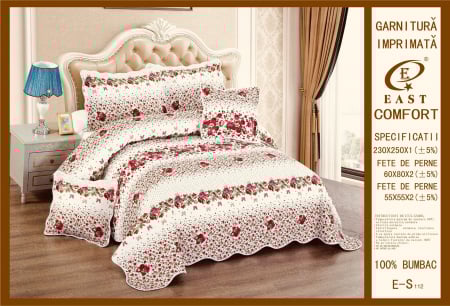 CUVERTURI - Set Cuvertura 5 Piese - Mini Trandafiri