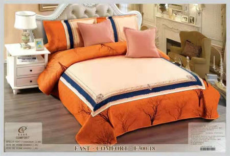 CUVERTURI - Set Cuvertura Din Catifea 5 Piese - Coral