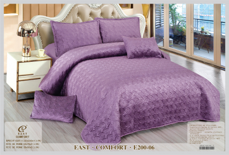 CUVERTURI - Set Cuvertura Din Catifea 5 Piese - Purple