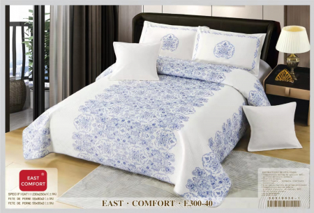 CUVERTURI - Set Cuvertura Din Catifea 5 Piese - Royal Blue