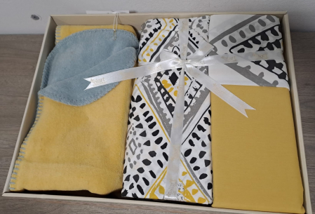 Set Lenjerie 100% Bumbac Ranforce Si Patura  ELART - Traditional Yellow [6]