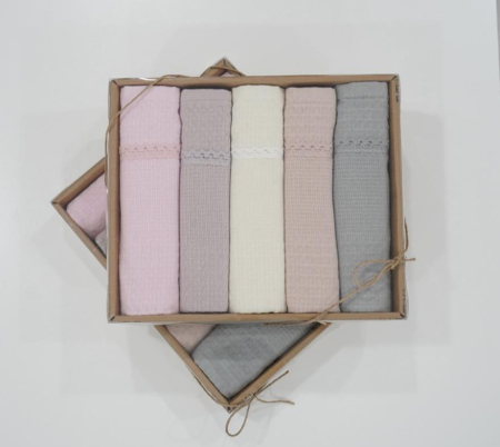 Set 5 Prosoape De Bucatarie - Culori Pastelate [19]