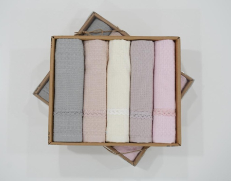 Set 5 Prosoape De Bucatarie - Culori Pastelate [1]