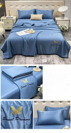 Pilote - Set Luxury Matase Cu Pilota - Bleu