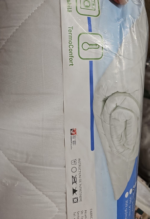 Pilota 1 Persoana 140x200cm - Iarna - Alb [1]