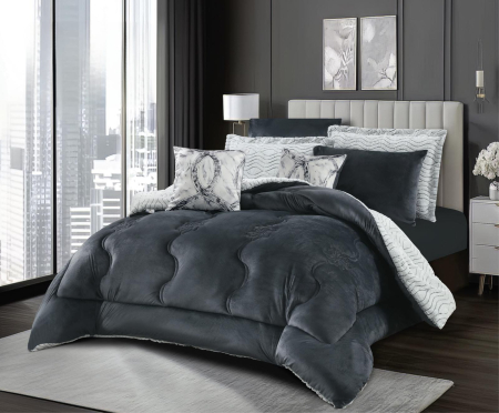 Set Pilota Cu 2 Fete Cu Blanita RABBIT - Iepure Gri Antracit [1]