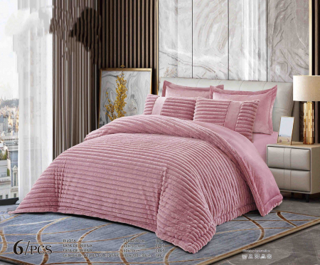 Lenjerii Pufoase Fluffy/Rabbit - Set Pilota RABBIT Luxury Edition - Roz