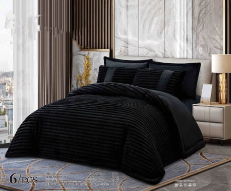 LENJERII DE PAT - Set Pilota RABBIT Luxury Edition - Negru