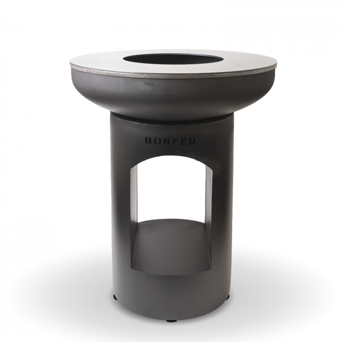 Grătar cu plită BonBiza Open Black [2]
