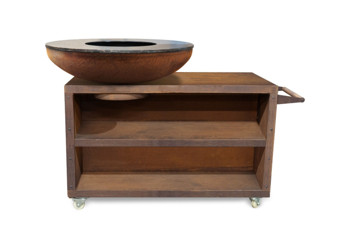 Grătar cu plită BonBiza Island XL Corten [2]