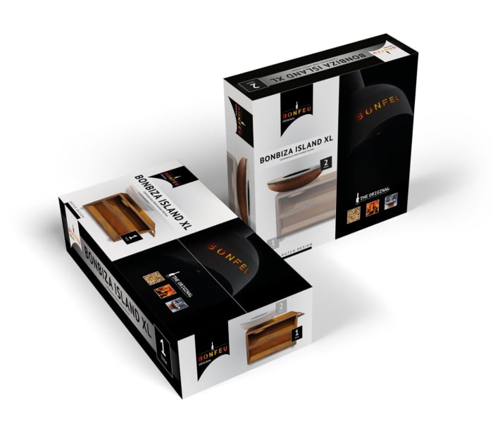 Grătar cu plită BonBiza Island XL Corten [4]